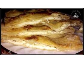 Focaccia di Recco + salade vert +  dessert