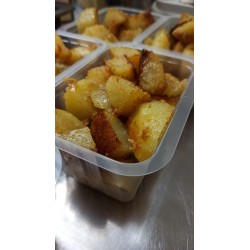 Boulettes d'aubergines + Pommes de terre + Pain