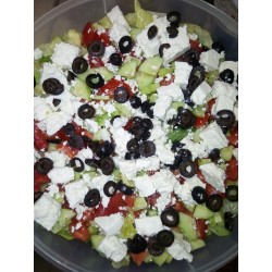 Salade grecque + pain