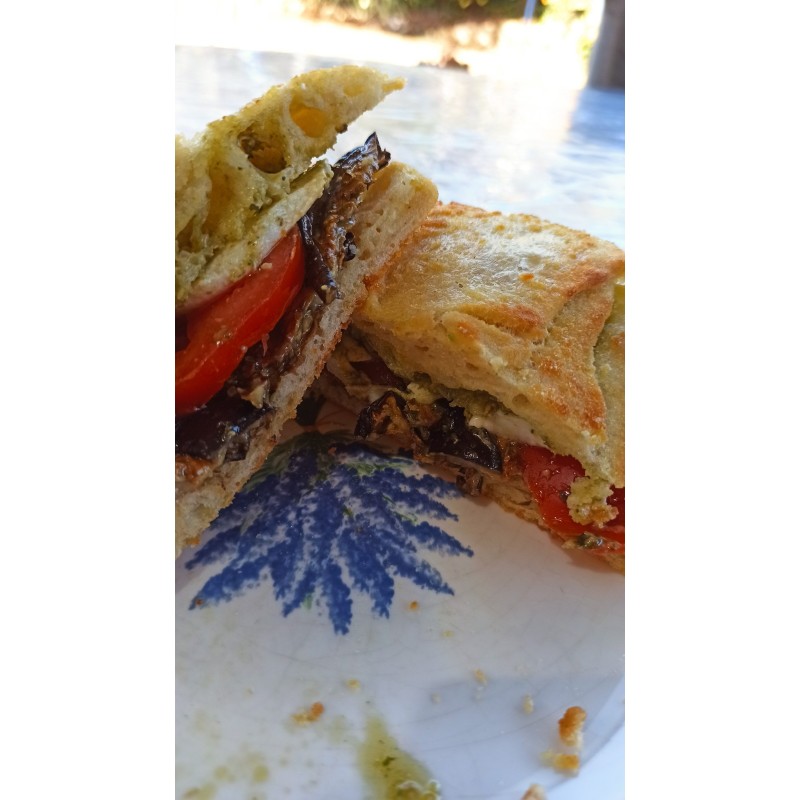 Sandwich aubergines