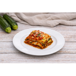 Parmigiana de courgettes SANS viande + pain