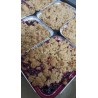 Crumble aux cassis et pommes